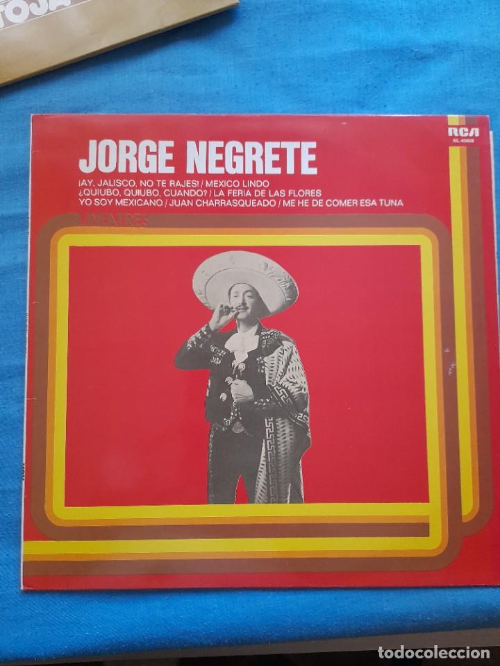 Discos de vinilo: DISCO VINILO DE JORGE NEGRETE. LEER CONDICIONES DE ENV&Iacute;O. - Foto 1