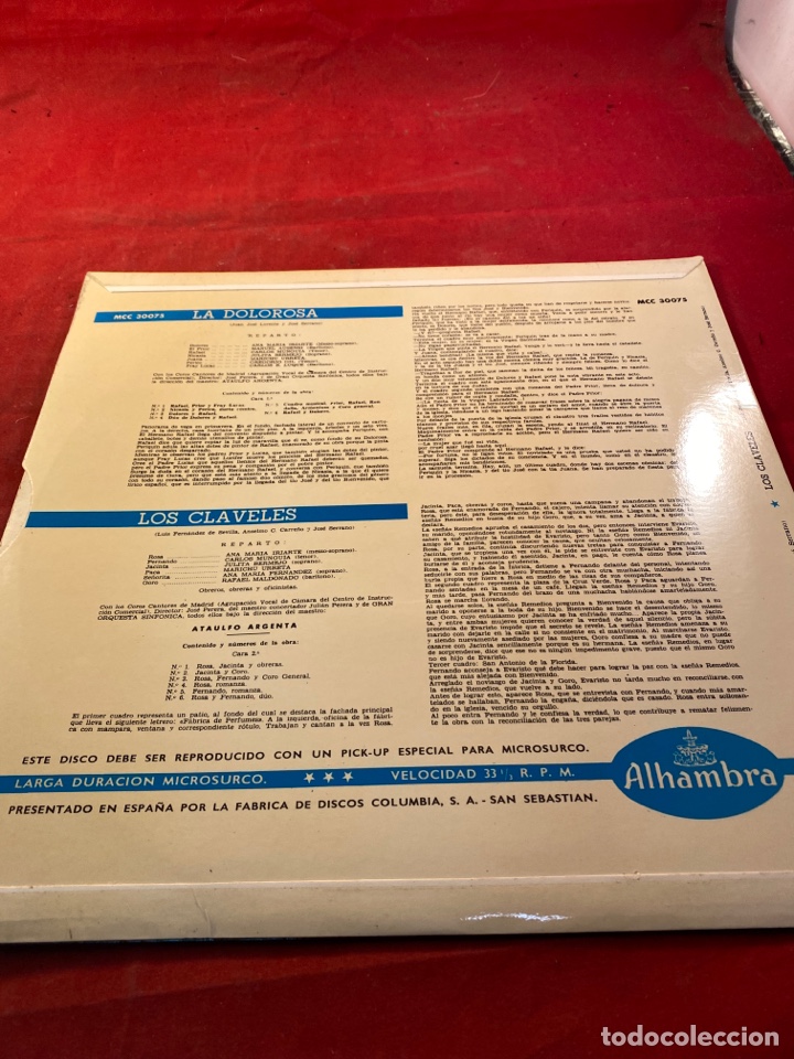 Discos de vinilo: La dolorosa los claveles - Foto 2