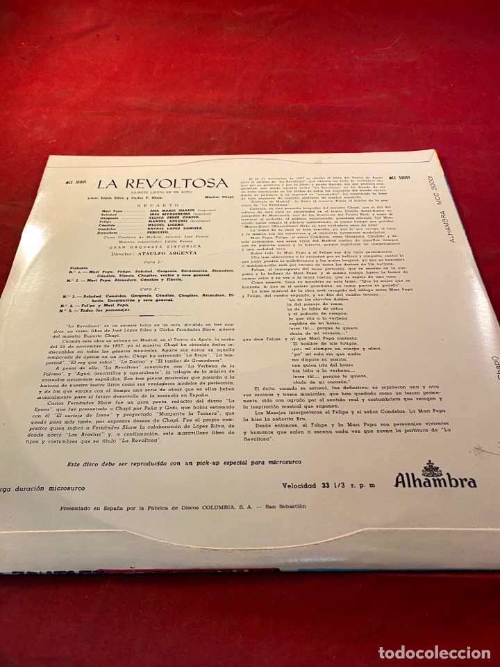 Discos de vinilo: LA REVOLTOSA - Foto 2