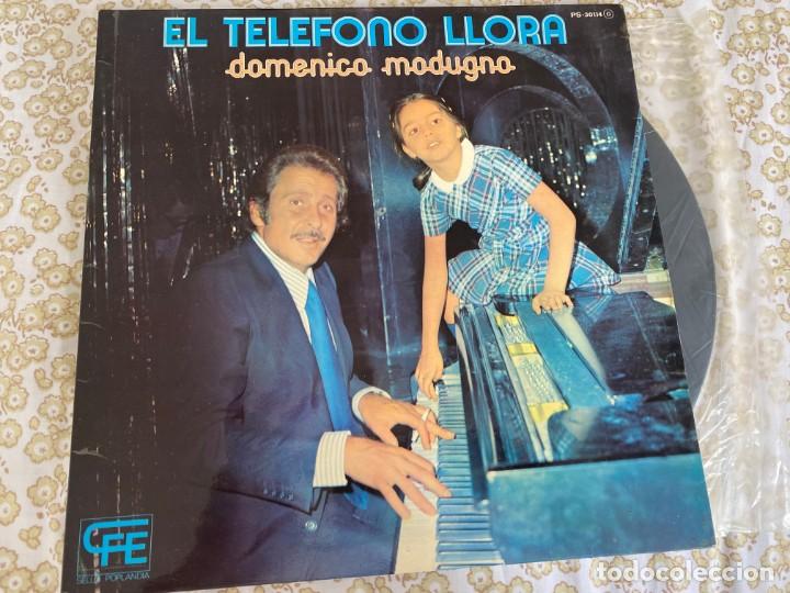 Discos de vinilo: LP DOMENICO MODUGNO-EL TELEFONO LLORA - Foto 1