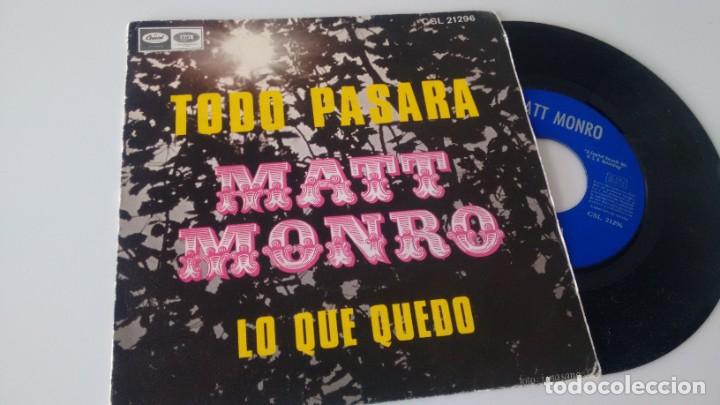 Discos de vinilo: SINGLE ( VINILO) DE MATT MONRO A&Ntilde;OS 60 - Foto 1