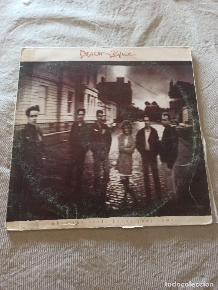 Discos de vinilo: DEACON BLUE / WHEN THE WORLD KNOWS YOUR NAME - Foto 1