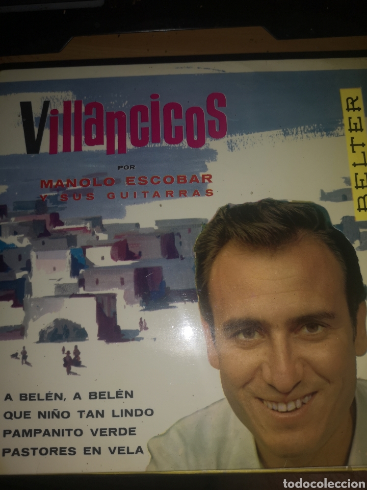 VINILO MANOLO ESCOBAR VILLANCICOS (Música - Discos de Vinilo - Maxi Singles - Flamenco, Canción española y Cuplé)