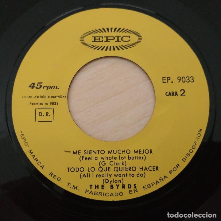 Discos de vinilo: THE BYRDS - MR. TAMBOURINE MAN +3 MUY RARO EP SPAIN 1966 (SE VENDE SOLO EL VINILO, SIN PORTADA) - Foto 4 - 287025323
