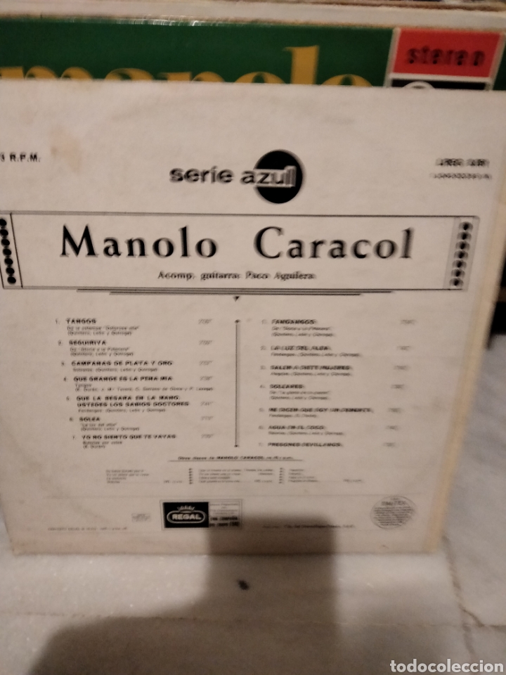 Discos de vinilo: Manolo Caracol - edici&oacute;n EMI regal - Foto 2