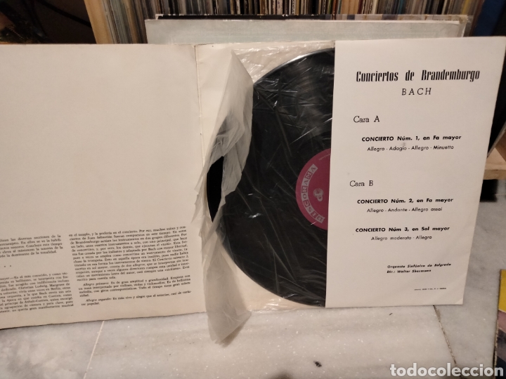 Discos de vinilo: Bach - conciertos Brandenburgo 1 y 2 - Foto 2