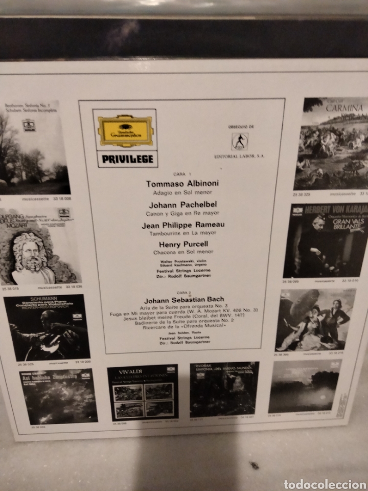 Discos de vinilo: Albinoni adagio - Foto 2