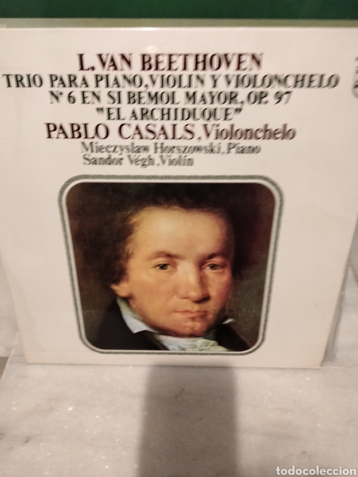 Discos de vinilo: Beethoven - tr&iacute;o el archiduque - Foto 1