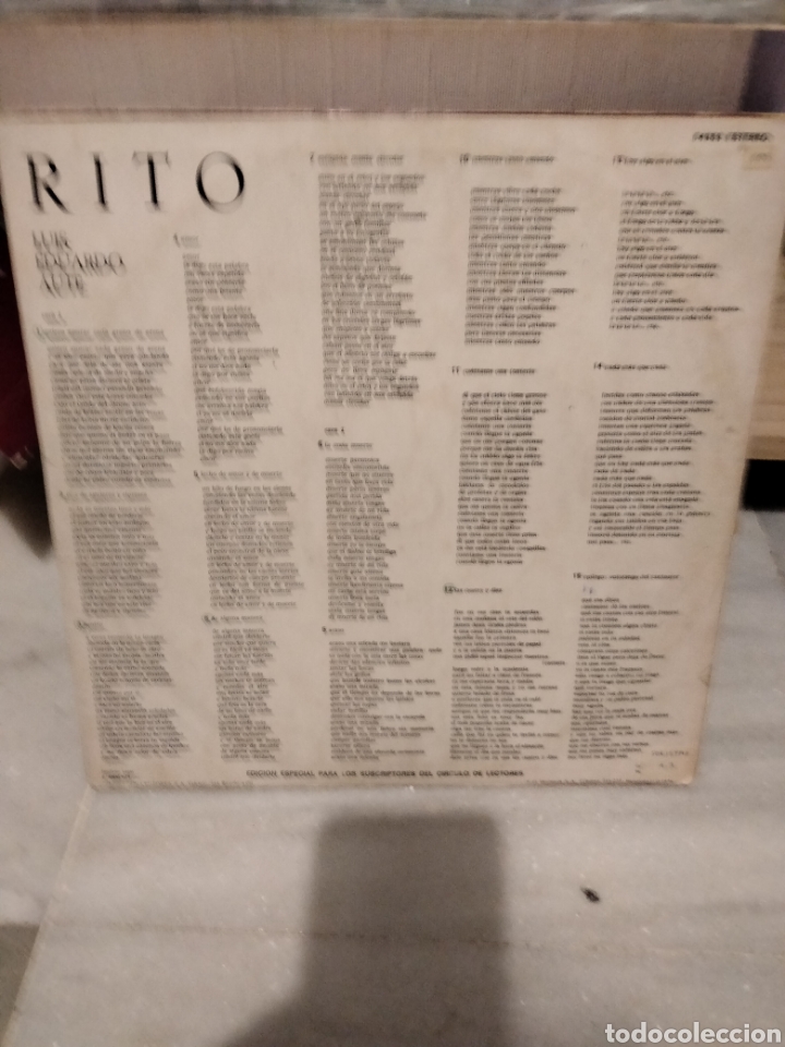 Discos de vinilo: Aute - rito - Foto 2