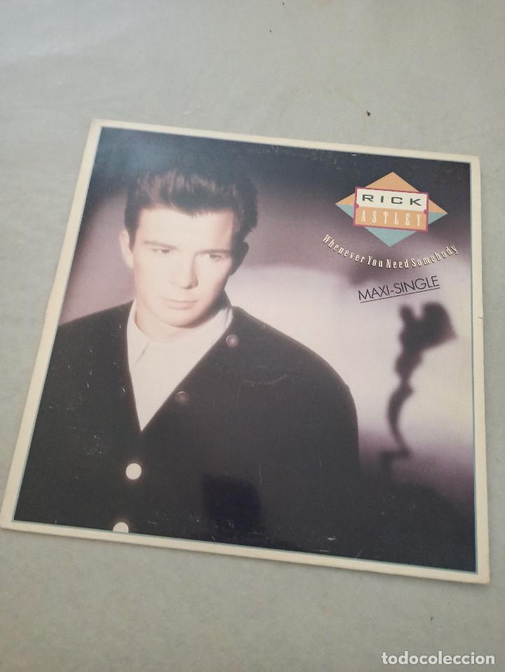 Discos de vinilo: RICK ASTLEY / WHENEVER YOU NEED SOMEBODY - Foto 1