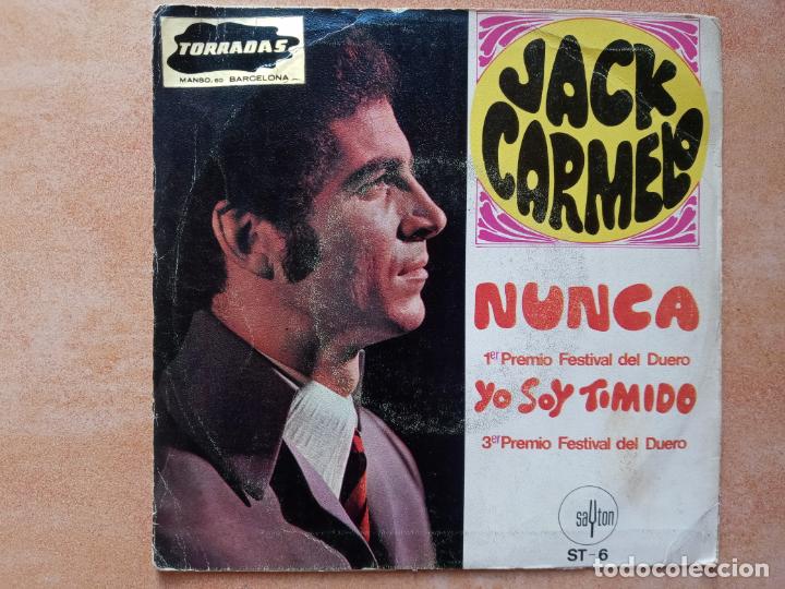 Discos de vinilo: Jack Carmelo- Nunca/ Yo soy timido- Ep Sayton - Foto 2