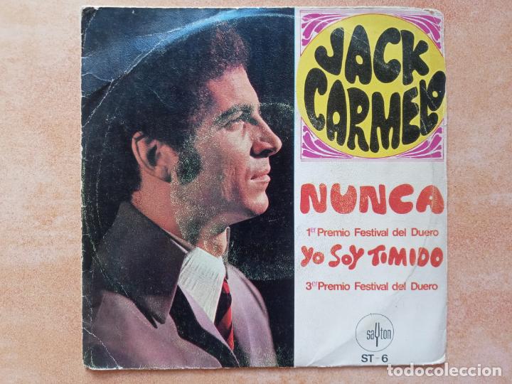 Discos de vinilo: Jack Carmelo- Nunca/ Yo soy timido- Ep Sayton - Foto 1