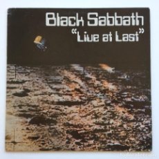 Discos de vinilo: BLACK SABBATH ‎– LIVE AT LAST, IRELAND 1982 NEMS