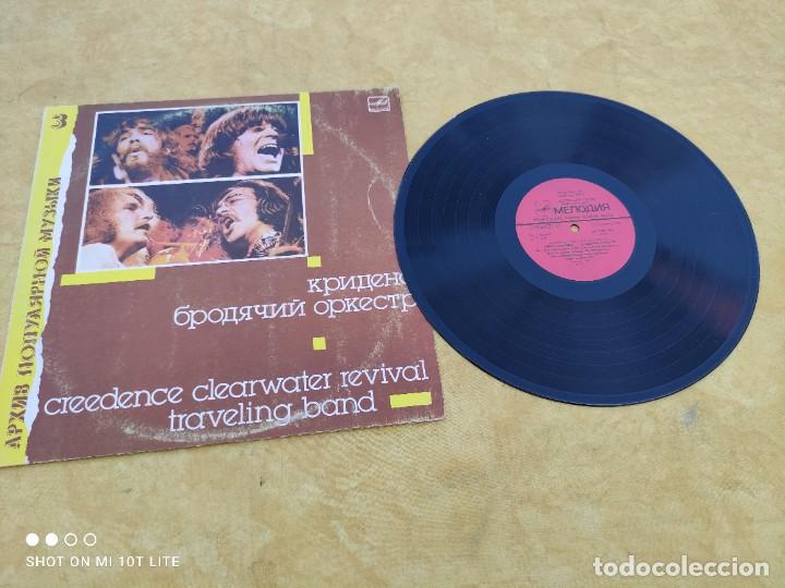 Discos de vinilo: DIFICIL LP. CREEDENCE CLEAR WATER REVIVAL. TRAVELING BAND. EDITADO EN RUSIA. A&Ntilde;O 1988