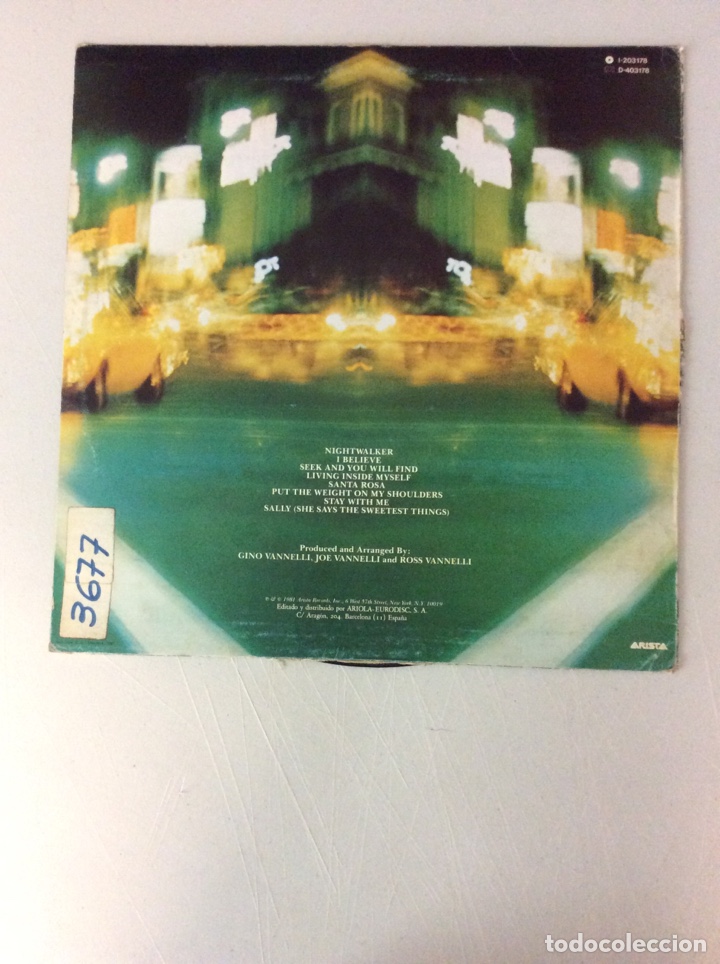 Discos de vinilo: Gino Vannelli. Nightwalker - Foto 2