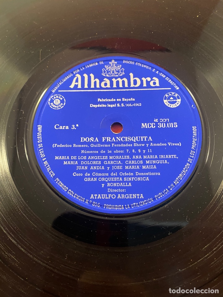 Discos de vinilo: DOŃA FRANCISQUITA - Foto 2