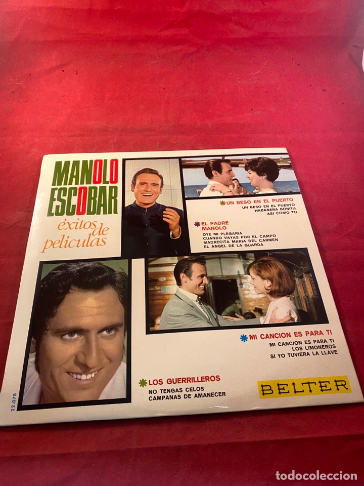 Discos de vinilo: MANOLO ESCOBAR &Eacute;xitos de pel&iacute;culas - Foto 1