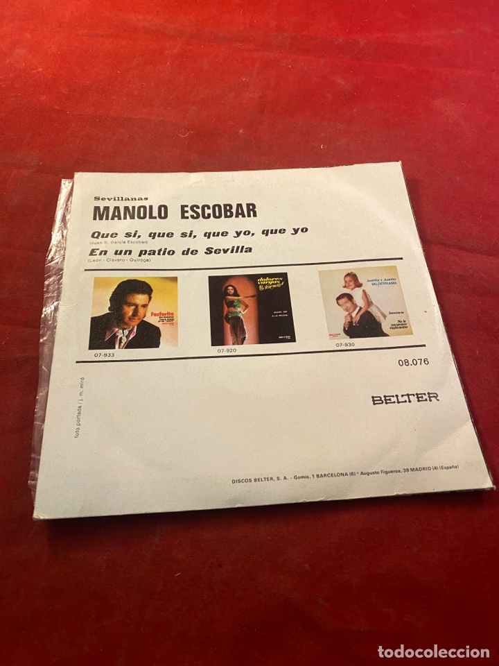 Discos de vinilo: Manolo Escobar - Foto 2