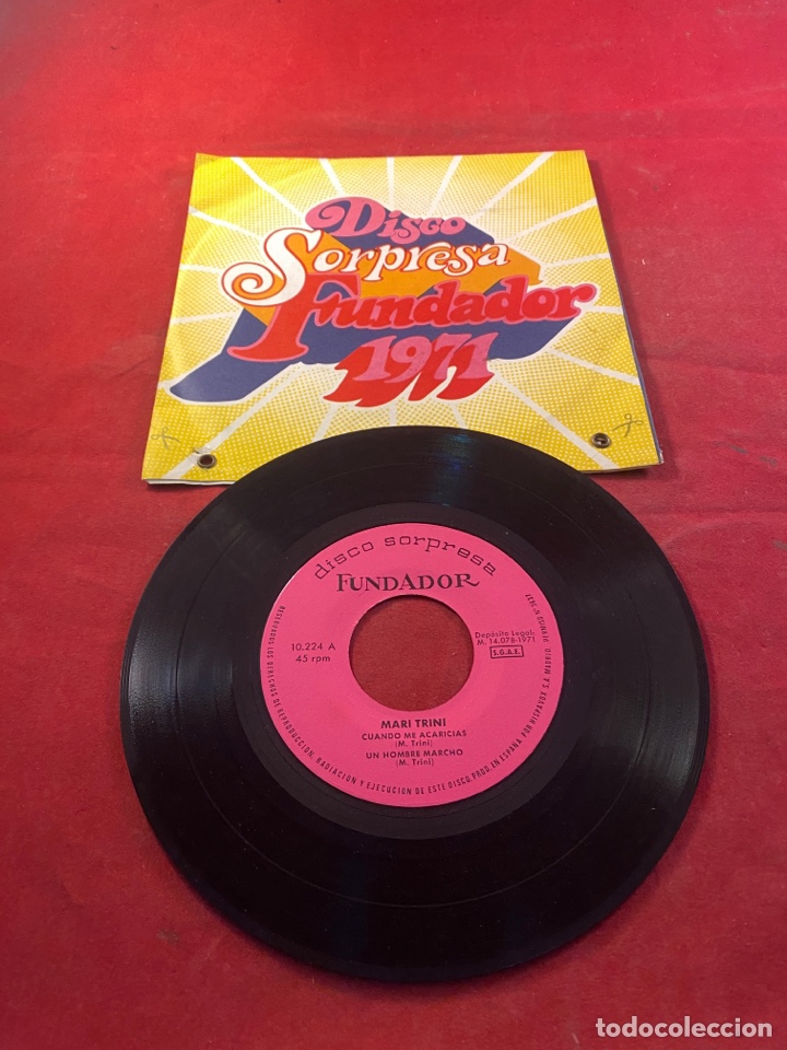 Discos de vinilo: DISCO SORPRESA FUNDADOR 1971 - Foto 3