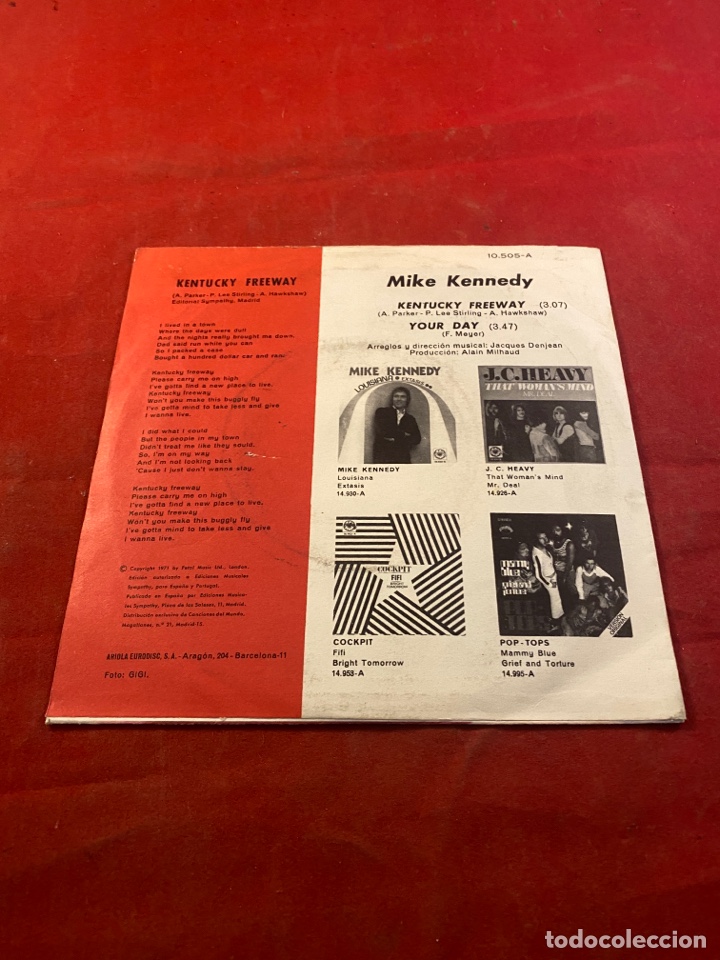 Discos de vinilo: MIKE KENNEDY - Foto 2
