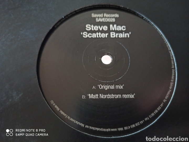 Discos de vinilo: Steve Mac - Scatter Brain (12&rdquo;) - Foto 1
