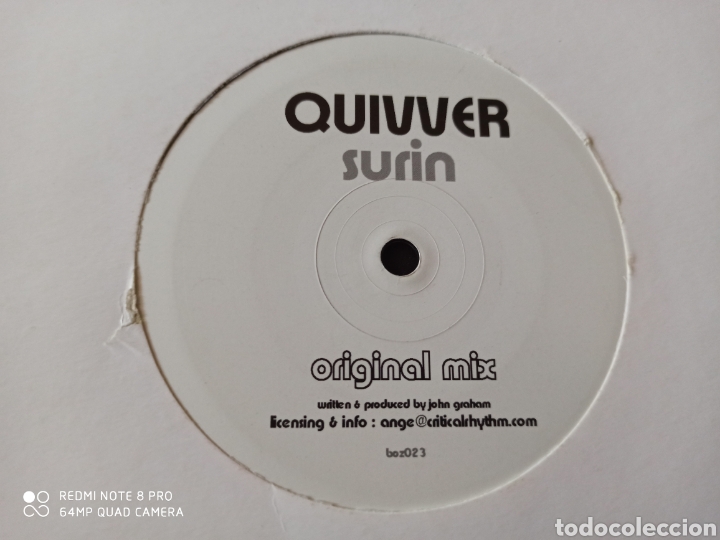 Discos de vinilo: Quivver - Surin (12&rdquo;) - Foto 1