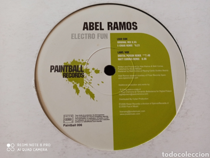 Discos de vinilo: Abel Ramos - Electro Fun (12&rdquo;) - Foto 1