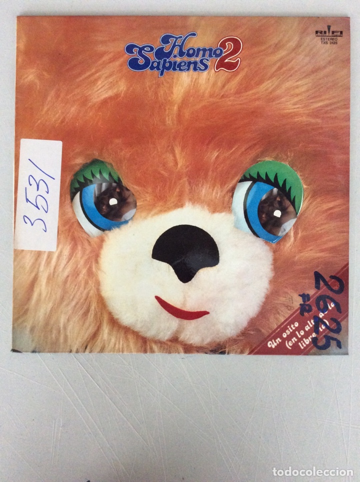 Disques de vinyle: Homo Sapiens 2. Un osito en lo alto de la libreria. carita de miel.
