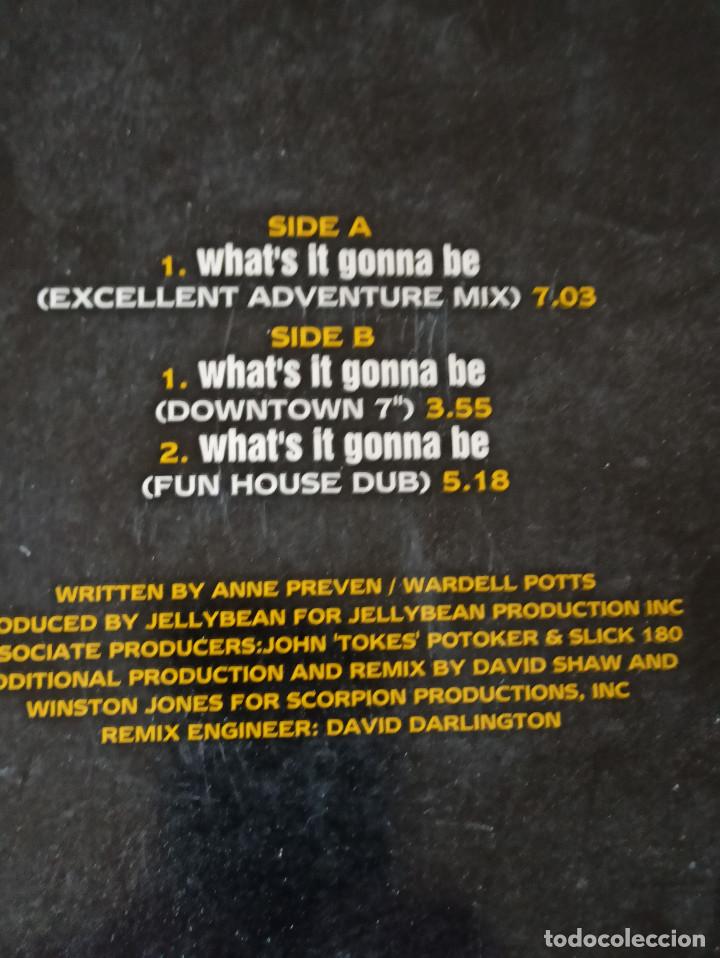 Discos de vinilo: JELLYBEAN / WHAT&acute;S IT GONNA BE - Foto 3