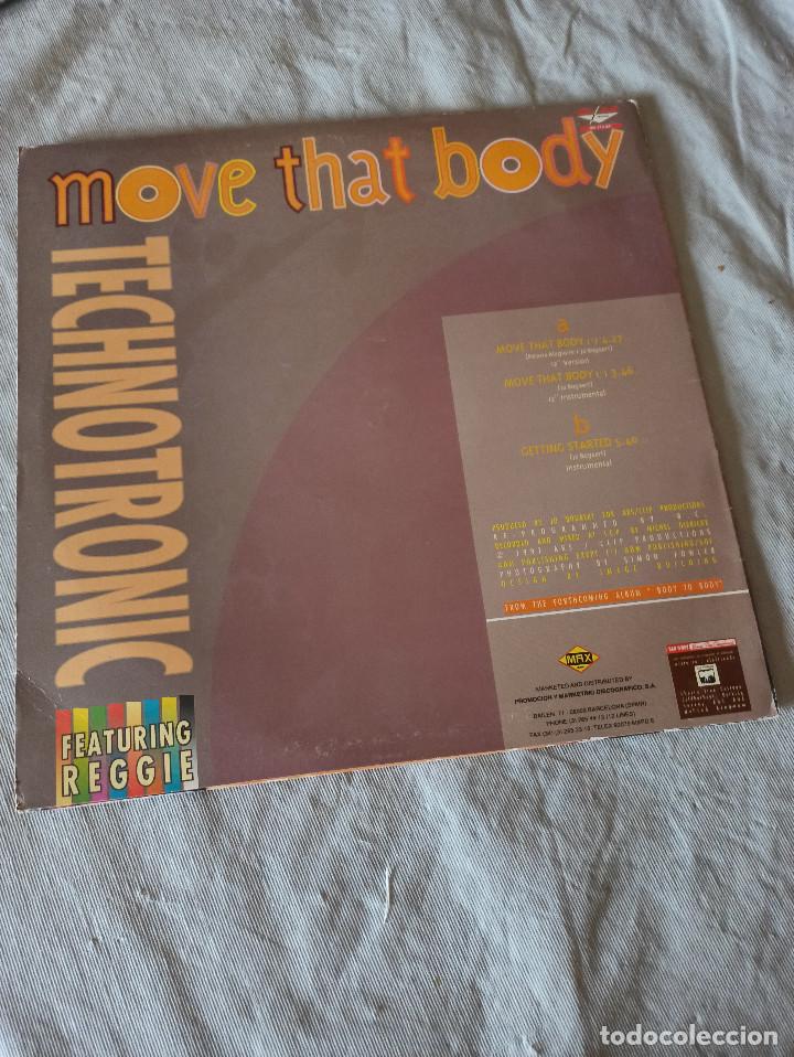 Discos de vinilo: TECHNOTRONIC FEATURING REGGIE / MOVE THAT BODY - Foto 2