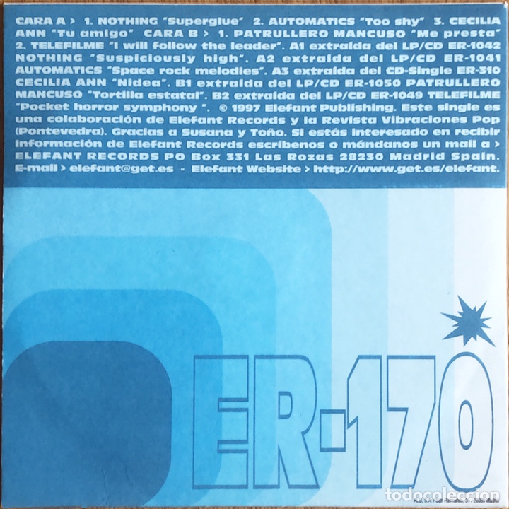 Discos de vinilo: Nothing + Automatics + Cecilia Ann... EP - Foto 2