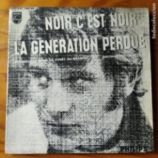 Discos de vinilo: JOHNNY HALLYDAY - EP - NOIR C'EST NOIR/ LA GENERATION PERDUE/ ABSOLUMENT HYDE PARK +1