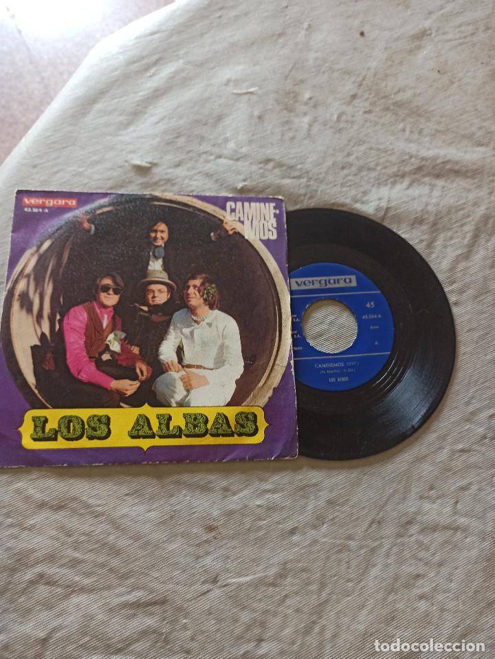 Discos de vinilo: LOS ALBAS / CAMINEMOS / LEJOS DE T&Iacute; - Foto 1