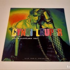 Discos de vinilo: 0921- CYNDI LAUPER - LIVE IN CLEVELAND 1983 - LP VINILO NUEVO PRECINTADO,. Lote 287307258