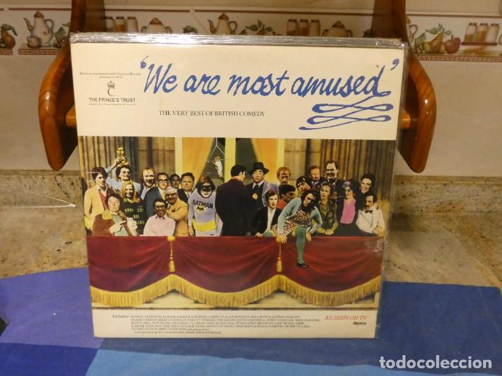 Disques de vinyle: CAJJ131-32 DOBLE LP JAZZ UK 1981 WE ARE MOST AMUSED THE BEST OF BRITISH COMEDY MONTY PHYTON