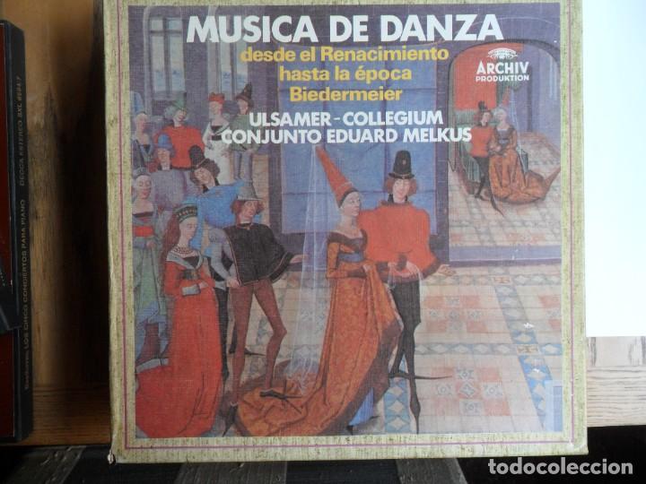 Discos de vinilo: M&uacute;sica de danza. desde el Renacimiento hasta la epoca Biedermeier. Archiv.
