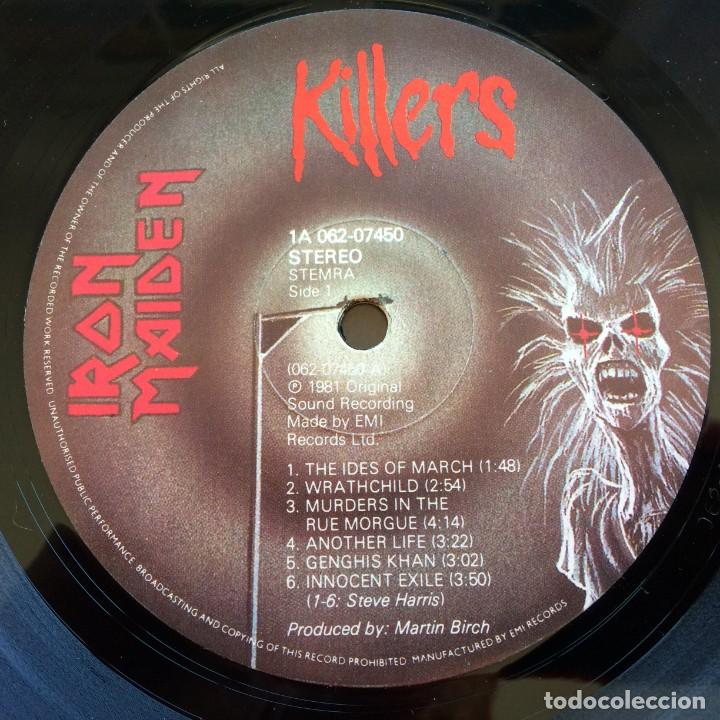 Discos de vinilo: Iron Maiden &ndash; Killers, Netherlands 1981 EMI* - Foto 4