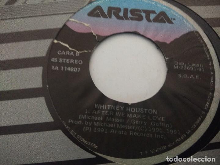 Discos de vinilo: SINGLE/WHITNEY HOUSTON/MIRACLE/PROMOCIONAL. - Foto 2