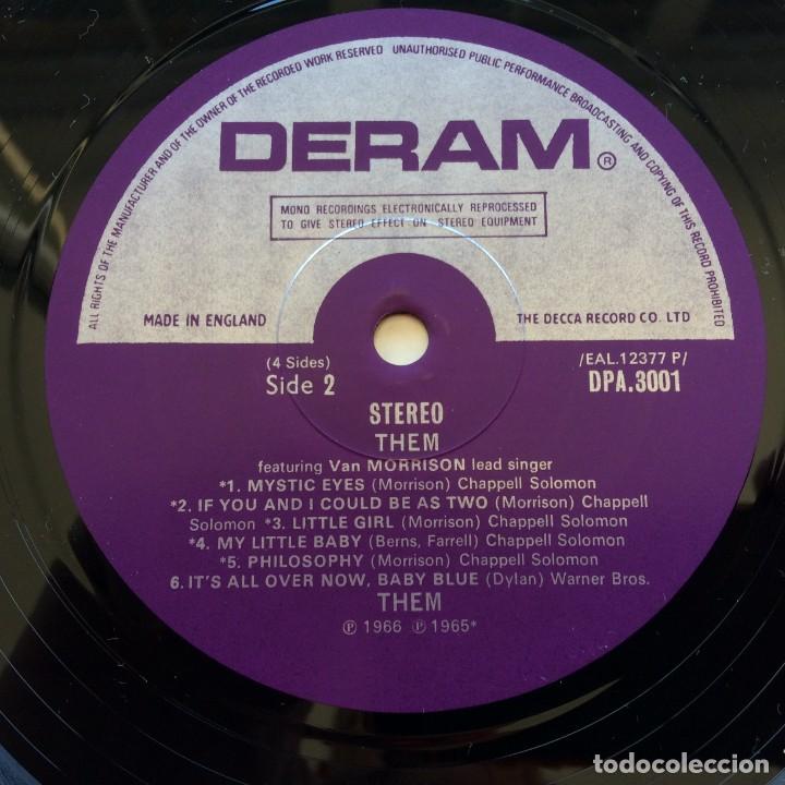 Discos de vinilo: Them – Them Featuring Van Morrison Lead Singer, 2 Vinyls UK 1973 Deram - Foto 5 - 287379248