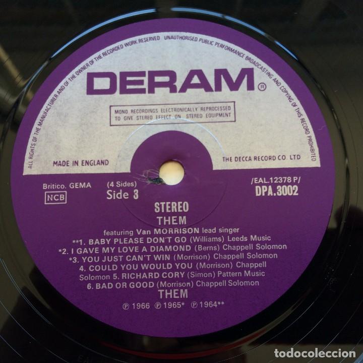 Discos de vinilo: Them – Them Featuring Van Morrison Lead Singer, 2 Vinyls UK 1973 Deram - Foto 6 - 287379248