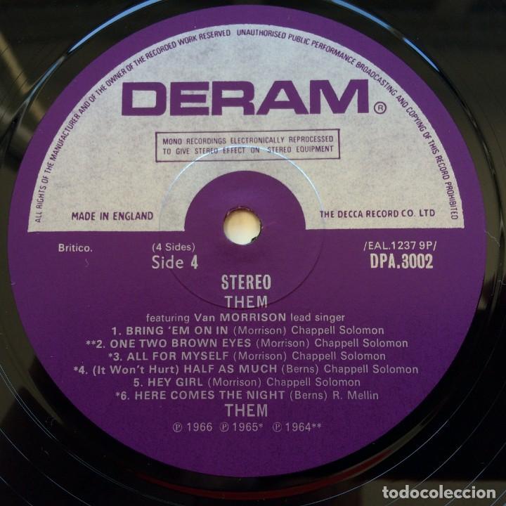 Discos de vinilo: Them – Them Featuring Van Morrison Lead Singer, 2 Vinyls UK 1973 Deram - Foto 7 - 287379248