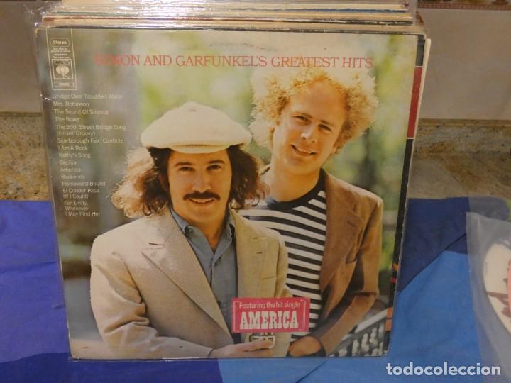 Disques de vinyle: CAJJ131-32 LP UK CIRCA 1970 SIMON GARFUNKEL GREATEST HITS MUUUCHAS MARCAS LEVES A TU RIESGO