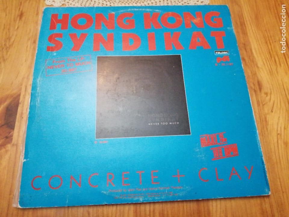 Discos de vinilo: Disco de m&uacute;sica LP vinilo HONG KONG SYNDIKAT Concrete + Clay disco rojo