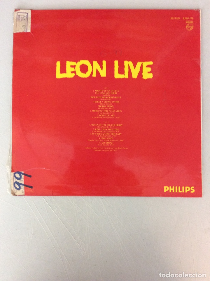 Discos de vinilo: Leon Live. Primera parte. - Foto 2