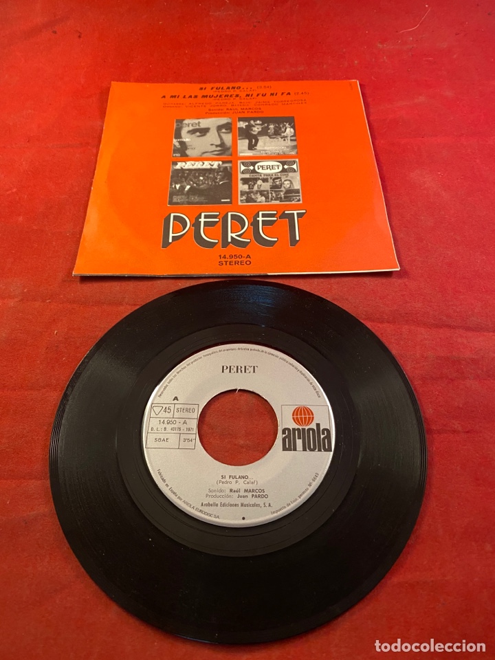 Discos de vinilo: SI FULANO PERET - Foto 2