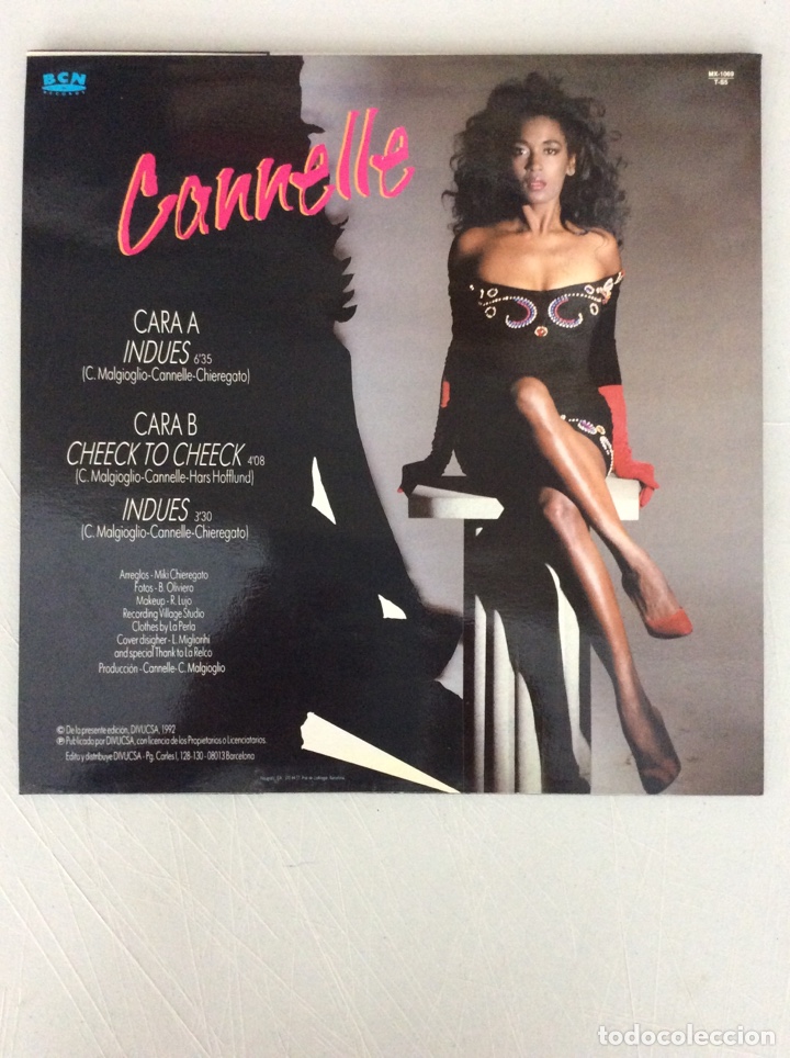 Discos de vinilo: Cannelle. Indues. Cheeck to cheeck - Foto 2