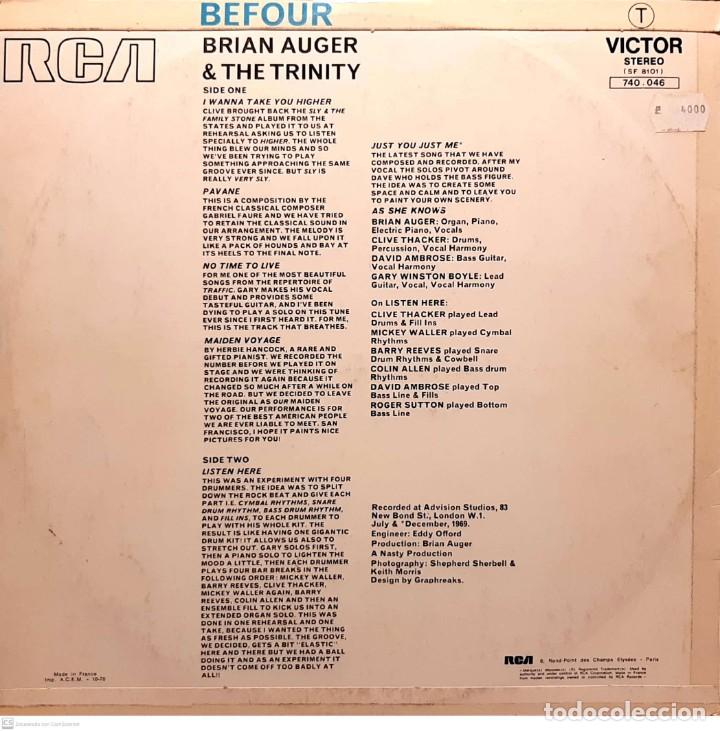 Discos de vinilo: Brian Auger & The Trinity &lrm;&ndash; Befour - Foto 2