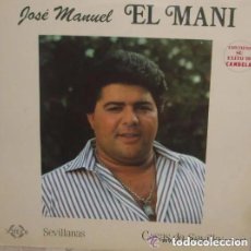 Discos de vinilo: 'COSAS DE SEVILLA', DE JOSÉ MANUEL EL MANI. SEVILLANAS. LP VINILO 10 TEMAS. 1988. BUEN ESTADO.. Lote 287471113