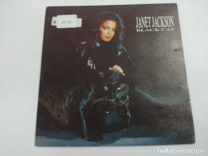 Discos de vinilo: SINGLE/JANET JACKSON/BLACK CAT. - Foto 1