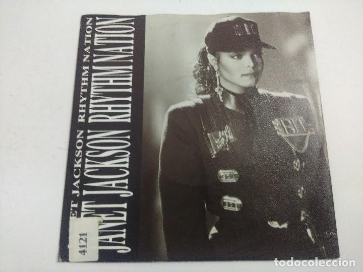 Discos de vinilo: SINGLE/JANET JACKSON/RHYTHM NATION. - Foto 1